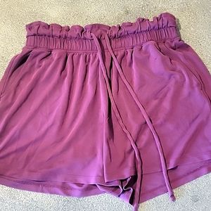 Fabletics M purple shorts
